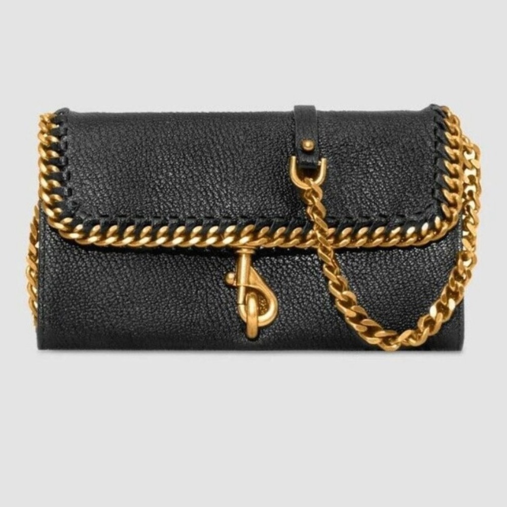 REBECCA MINKOFF Leather Edie Wallet on Chain